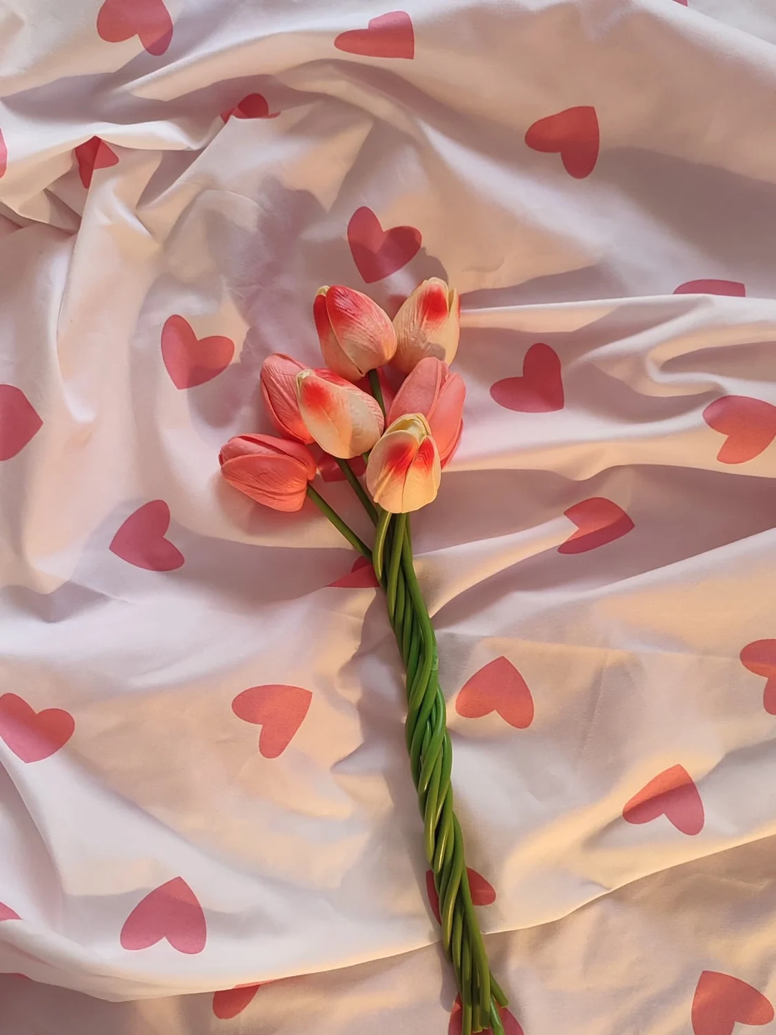 Petits cœurs roses