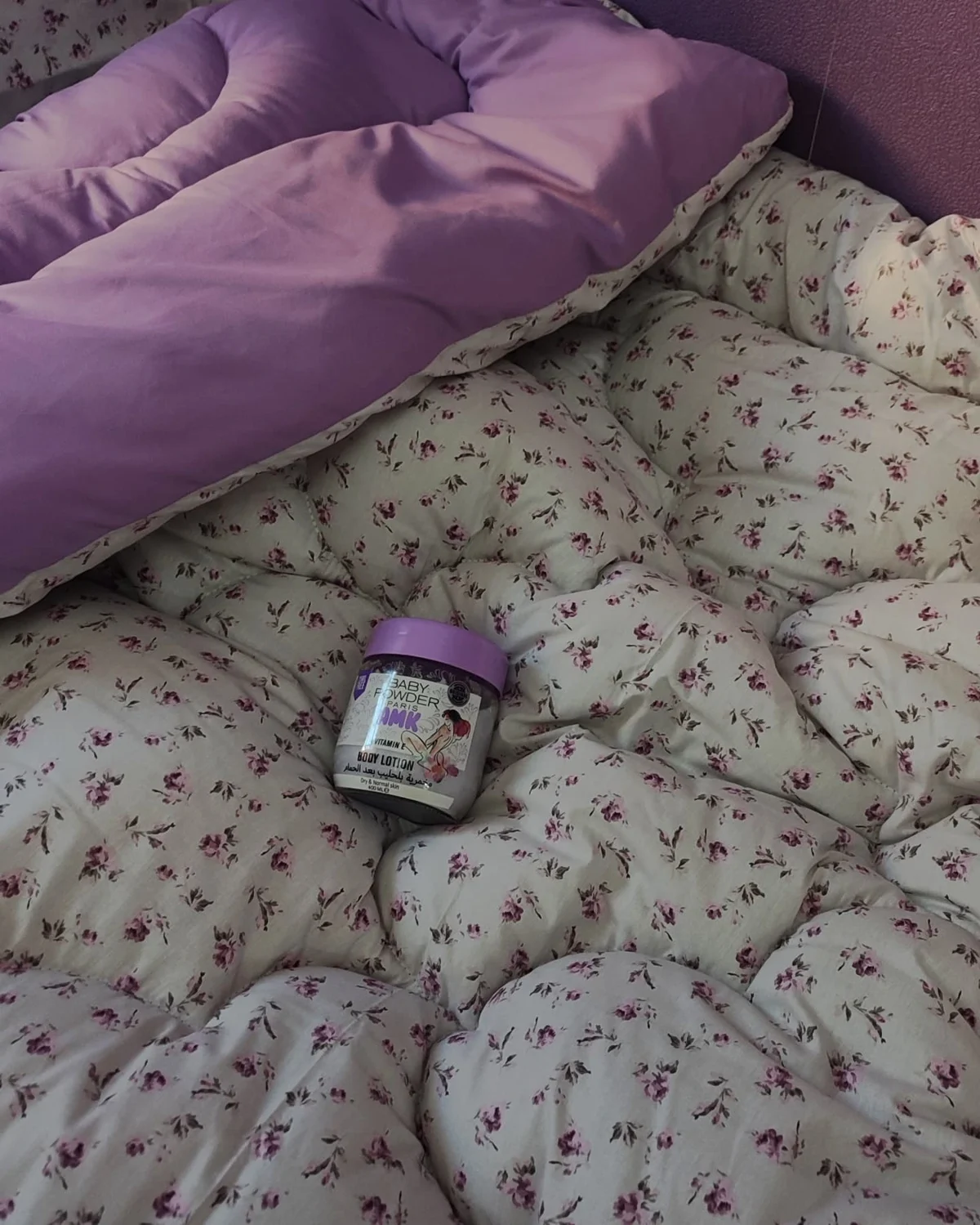 Couette mauve